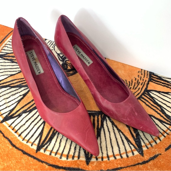 STEVE MADDEN MAGENTA STILETTO 6.5 US - Picture 9 of 9